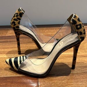 Schutz Animal Print Pumps